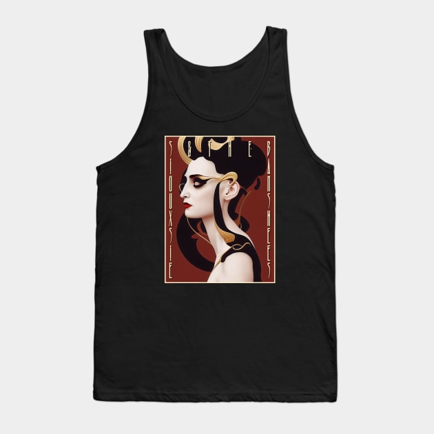 Siouxsie and the Banshees Art Deco Tank Top by kruk